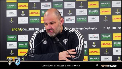Conférence de presse d'après match : CA Brive - Cardiff