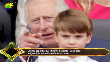 Charles III provoque l'hilarité générale : un cadeau  mignon) de ses petits-enfants en cause