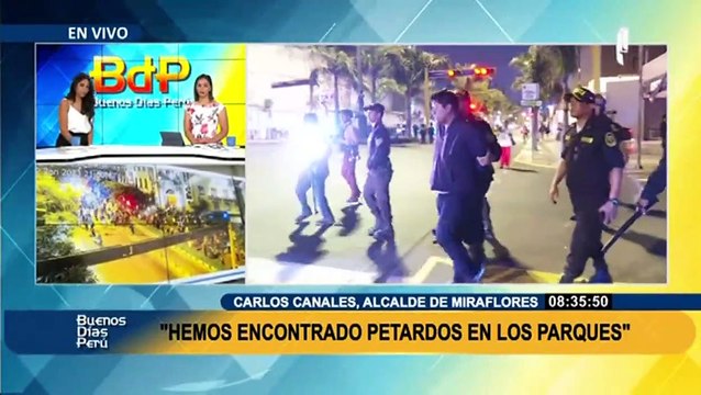 Miraflores: de las 4 mil personas, se detuvo a nueve que incitaban a la violencia