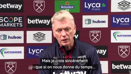 21e j. - Moyes : "Aguerd a été fantastique, Paqueta, les gens commencent à voir de quoi il est capable"