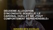 Deuxième allégation d'inconduite sexuelle: le cardinal Ouellet nie "tout comportement répréhensible"