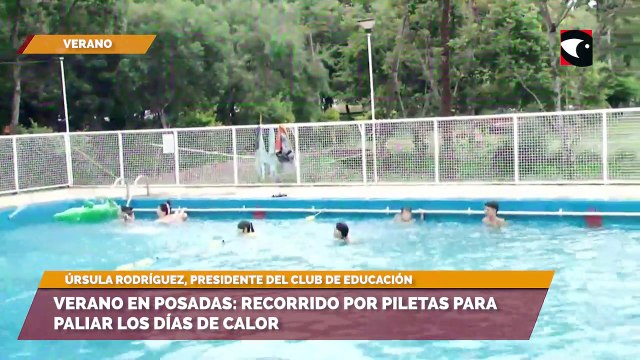 Verano en Posadas: recorrido por piletas para paliar los días de calor