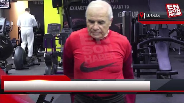 Lübnanlı vücut geliştirme sporcusu, yıllara meydan okuyor