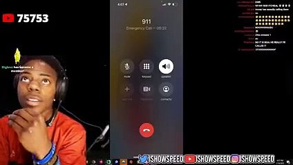 iShowSpeed calls 911 for this...