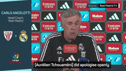 'The issue is over' - Ancelotti accepts Tchouameni apology for Madrid absence