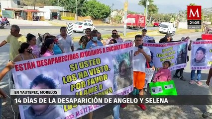 Se cumplen 14 días desde la desaparición de los menores Ángel y Selena en Morelos