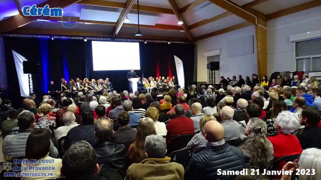 Cérémonie des voeux du maire de Trets PASCAL CHAUVIN 21JANV2023