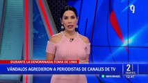 Consejo de la Prensa Peruana condena agresiones a periodistas durante las marchas