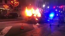 Protestos violentos nas ruas de Atlanta na sequência de morte de ativista