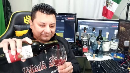 下载视频: Vino Tinto Valle Del Sol Abriendo una botella para probarla otra vez ya son varias que me he bebido