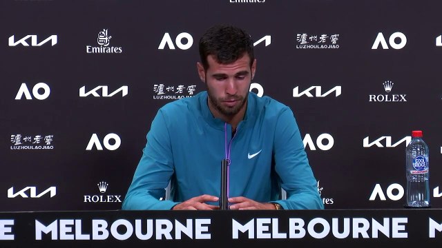 Open d'Australie 2023 - Karen Khachanov : I would not say, let's say nothing to complain, right? I was winning 14 games in a row. But, I mean, obviously, you know, this comes to your mind I think to a player when he's losing constantly games