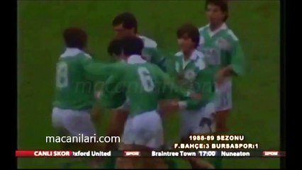 Fenerbahçe 3-1 Bursaspor 11.12.1988 - 1988-1989 Turkish 1st League Matchday 17