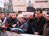 İsveç'te Kur'an-ı Kerim yakılması İstanbul'da protesto edildi
