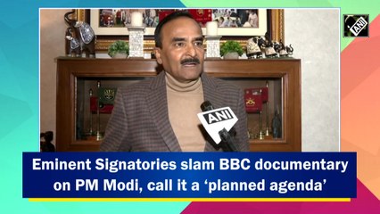 Eminent signatories slam BBC documentary on PM Modi, call it a ‘planned agenda’