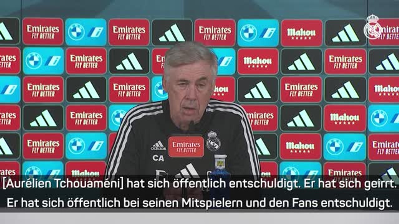 Ancelotti deutlich: 'Tchouameni hat sich geirrt'