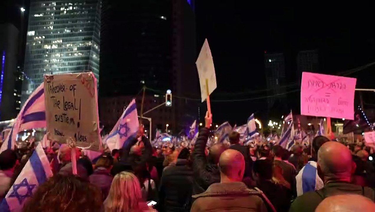 Israel: Großdemo gegen neue rechte Regierung
