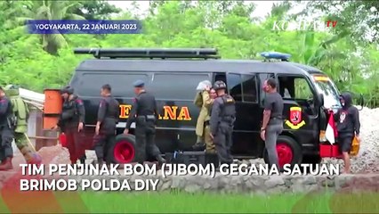 Detik-Detik Bom Rakitan Diledakkan Tim Jibom Gegana Sat Brimobda Yogyakarta