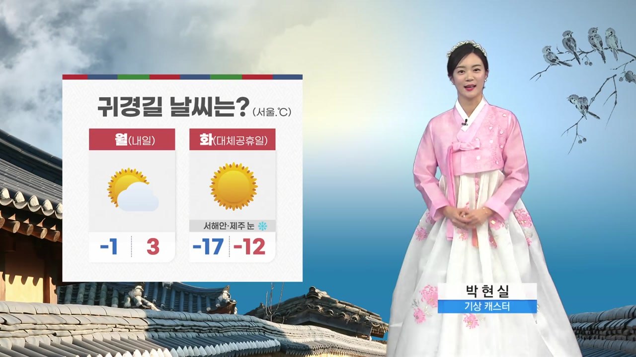 [날씨] 내일 저녁부터 찬바람... 연휴 마지막 날 '최강 한파' / YTN