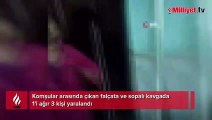 Komşu kavgasında ortalık savaş alanına döndü: 3 yaralı