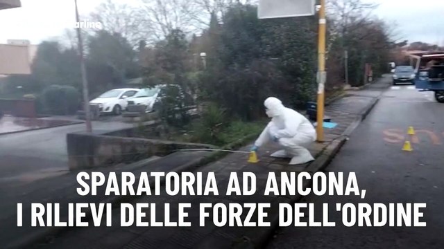 Sparatoria ad Ancona, i rilievi delle forze dell'ordine
