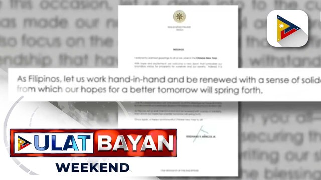 Pres. Ferdinand R. Marcos Jr., nakiisa sa pagdiriwang ng Chinese new year