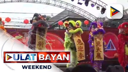 Chinese new year celebration sa QC Chinatown sa Banawe Avenue, naging makulay, maingay, at masaya