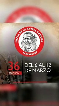 Matías Valdez te invita a la Fiesta de la Patria Gaucha 2023. Tacuarembó, Uruguay