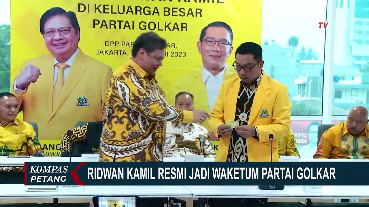 Resmi Jadi Waketum, Ini Alasan Ridwan Kamil Berlabuh di Partai Golkar!