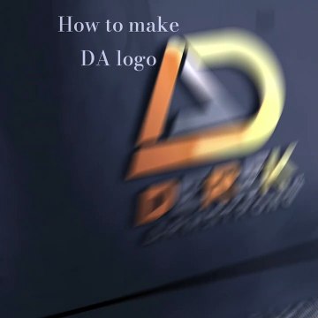 #Howto make #DA #AD #logodesign in your #mobilephone #pixellabEditing #tutorials