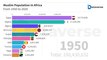 Muslim Population in Africa From 1950 To 2020 | Africa Muslim Population | African Muslim Countries