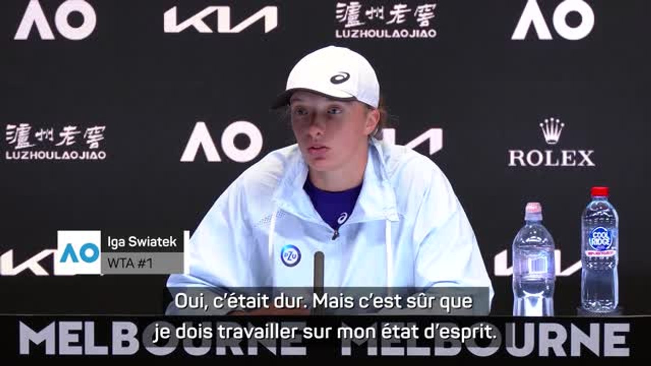 Open d’Australie - Swiatek : “Je dois travailler sur mon état d’esprit”