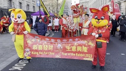 İngiltere'de Çin Yeni Yılı kutlamaları