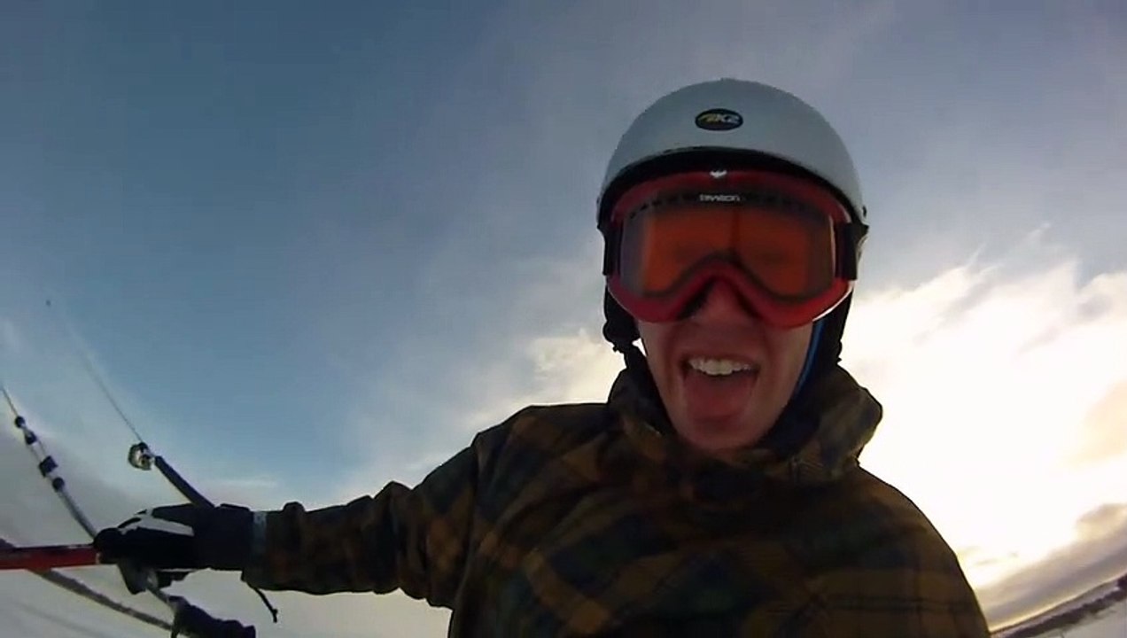 GoPro HD HERO camera: SnowKiting in the Backcountry