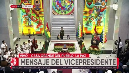Choquehuanca dice que el Estado Plurinacional es un hecho “irreversible” pero “no todo esta bien”