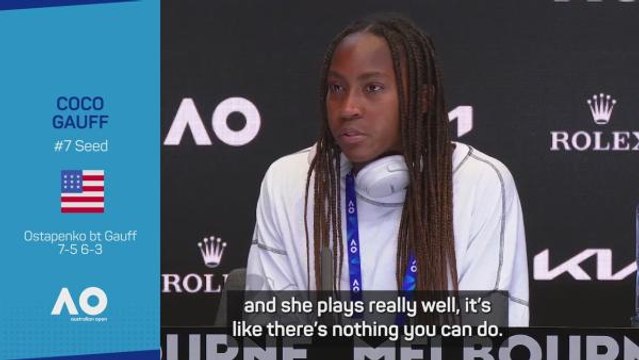 Gauff sheds a tear following Australian Open exit