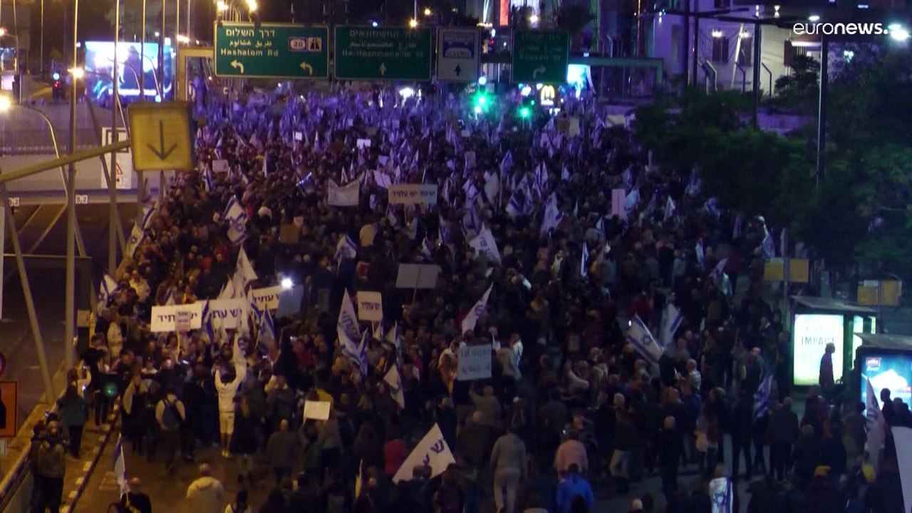 Israel demonstrations: Protesters call for an end to ruling coalition amid plans to reform judiciary