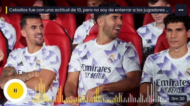 La opinión de Álvaro Benito sobre los minutos de Ceballos y Asensio