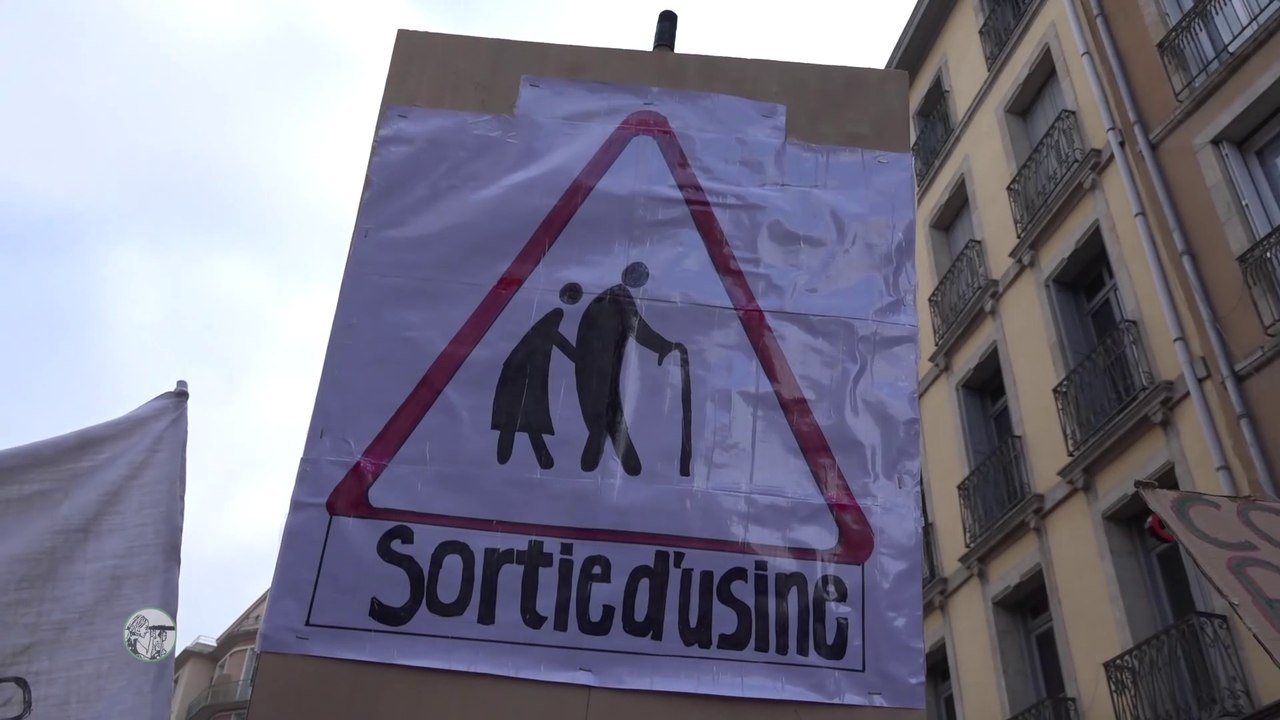 Contre la réforme des retraites, le Puy-en-Velay, 19/01/23