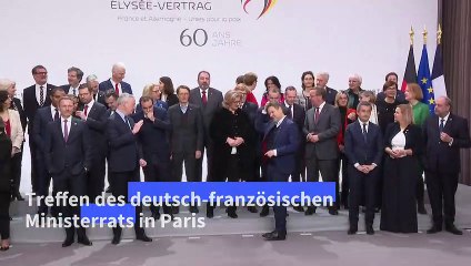 Deutsch-französischer Ministerrat in Paris
