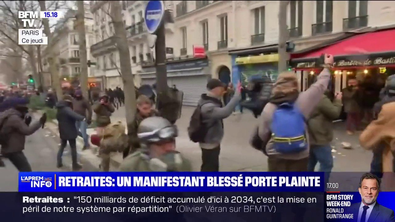 Manifestation du 19 janvier: un homme de 26 ans amputé d'un testicule après avoir reçu un coup de matraque d'un policier