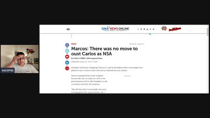 Prof. Clarita Carlos, iniisyu daw siya kaya nagresign; Marcos hindi naniniwala!