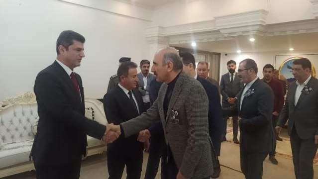 MARDİNLİ HEYET, SİLAHLI SALDIRIDA HAYATINI KAYBEDEN 5 KİŞİNİN AİLESİNE TAZİYE İÇİN IRAK'A GİTTİ