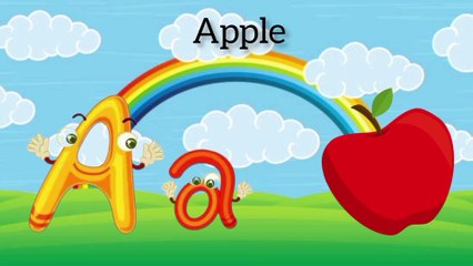 A for Apple Alphabet A to Z for kids - ABCD Reading - Kids Education