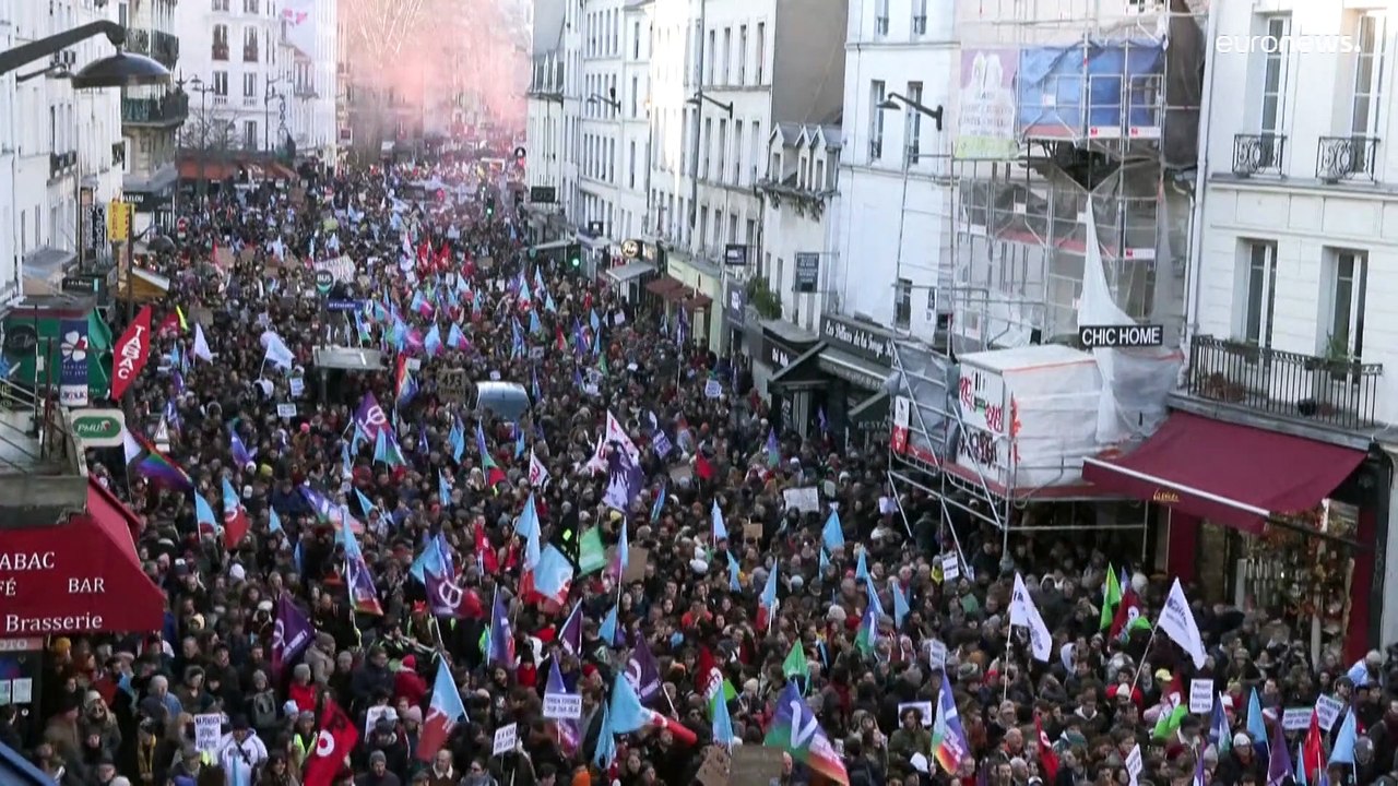 150.000 Menschen demonstrieren in Paris gegen Rentenreform