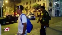 Centro de Lima: policía recupera el control de la Plaza San Martín