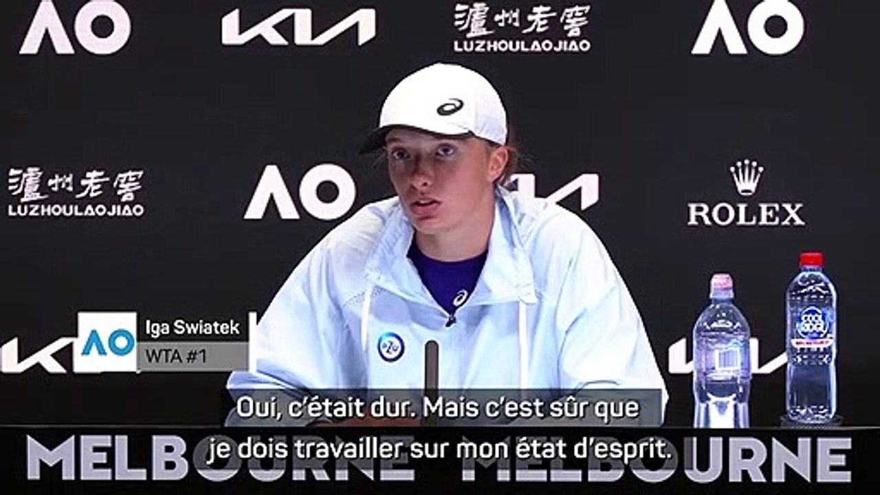 Open d’Australie - Swiatek : “Je dois travailler sur mon état d’esprit”