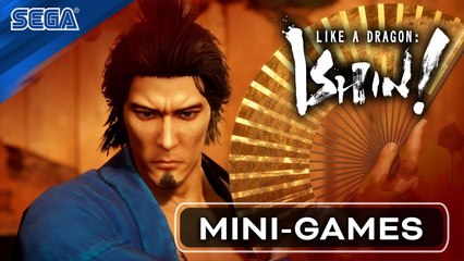 Vistazo en vídeo a los minijuegos de Like a Dragon Ishin!