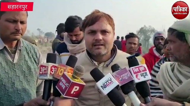 नहर की पटरी टूटने से हजारों बीघा फसल बर्बाद, खेत का हाल देखकर रो पड़ा किसान, देखें वीडियो