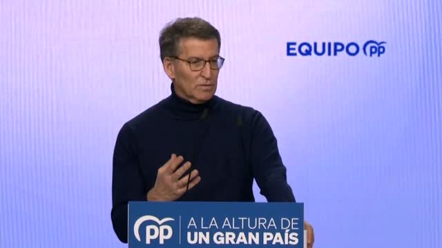 Feijóo sobre Sánchez: Cuando para salir a la calle necesitas un casting de militantes, es porque ya no conectas con la gente