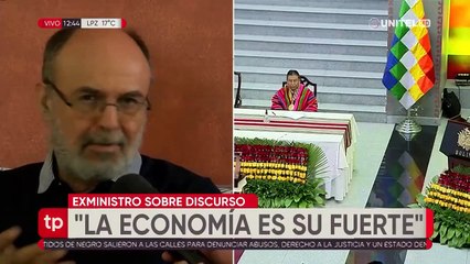 Exministro de Evo dice que Arce enfocó su mensaje en la economía porque es su área “fuerte”